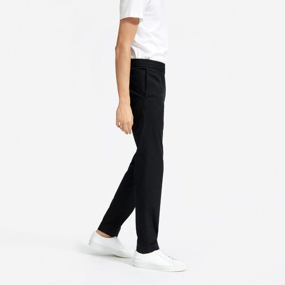 EVERLANE Men’s The Air Chino Work Pants Sz 31 x 30 Black - Picture 2 of 9
